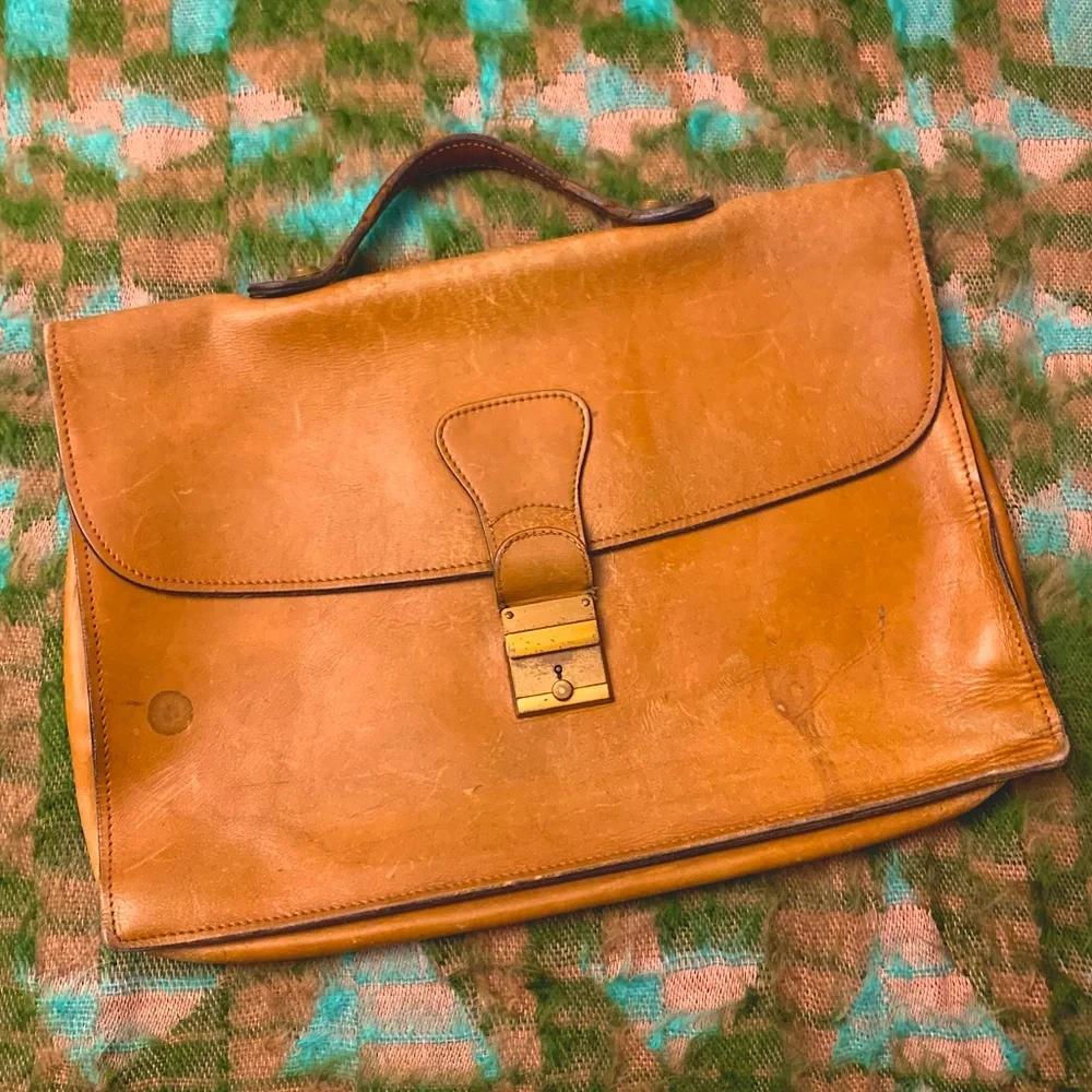 ❌SOLD❌VintageLeather Briefcase
